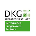 Siegel Zertifiziertes Lungenkrebszentrum der Deutschen Krebsgesellschaft