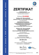 Hauptzertifikat Krebszentren Klinikum St. Georg