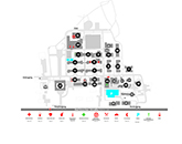 Lageplan Klinikumsgelände in Eutritzsch