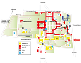 Lageplan der Klinik für Neurologie und neurologische Intensivmedizin am Klinikum St. Georg in Leipzig