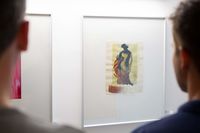Kunstwerke von Krebspatienten zieren die onkologische Station in Grünau.